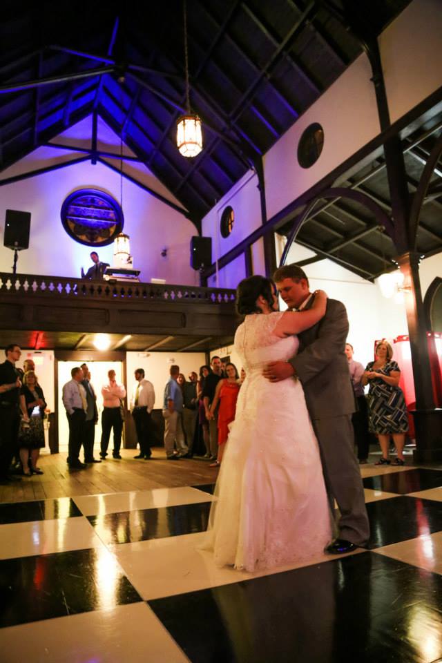 Hannah & Brandon DJ for Raleigh Wedding at All Saints Chapel Raleigh 5