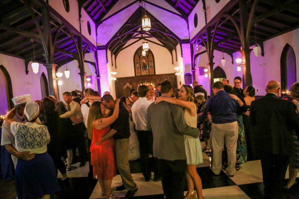 Hannah & Brandon DJ for Raleigh Wedding at All Saints Chapel Raleigh 7