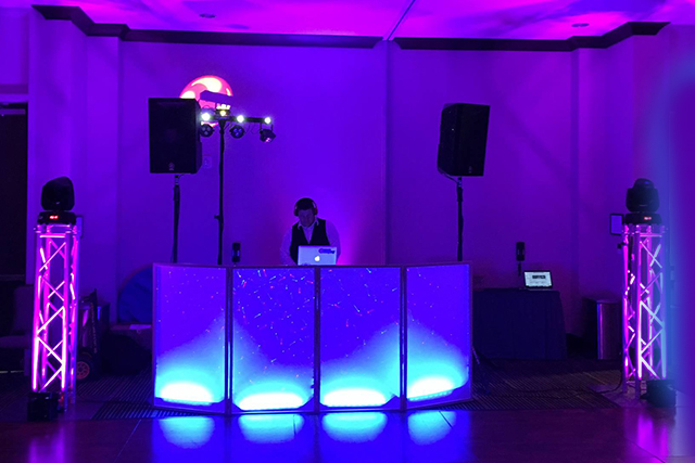 Corporate Event DJ - Upgraded Dance Floor Lighting Package