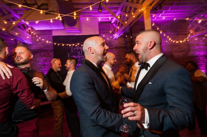 Raleigh Wedding DJ The Stockroom at 230 Fayetteville Street Chapel Hill Durham Uplighting