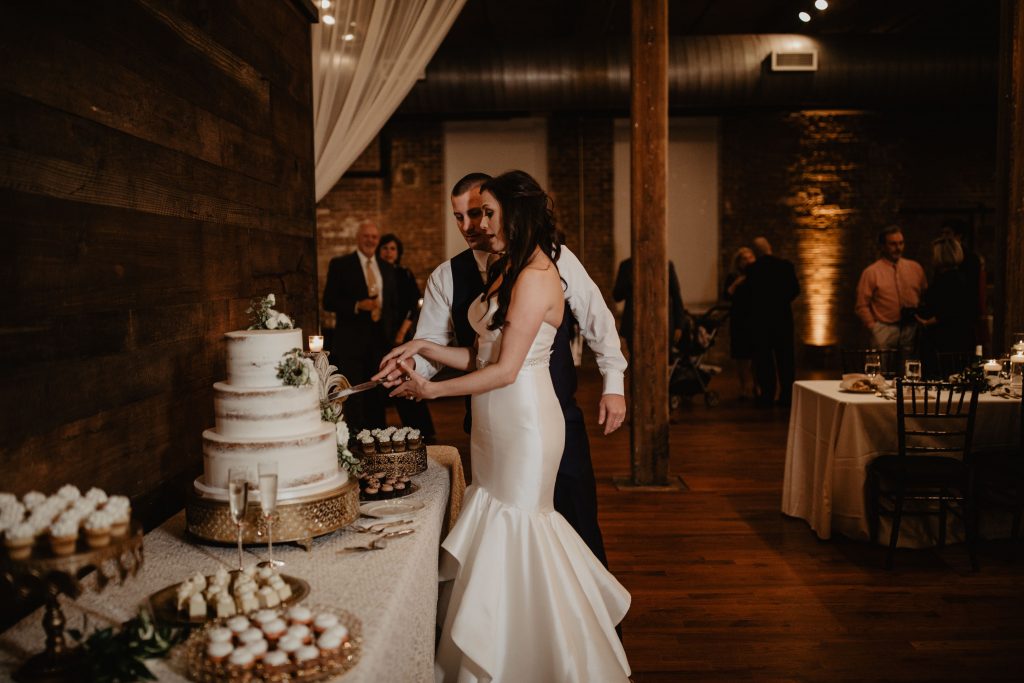 Kara & Bryant's Wedding at The Cloth Mill Wedding by Chelsea Collins Photography All Around Raleigh DJ