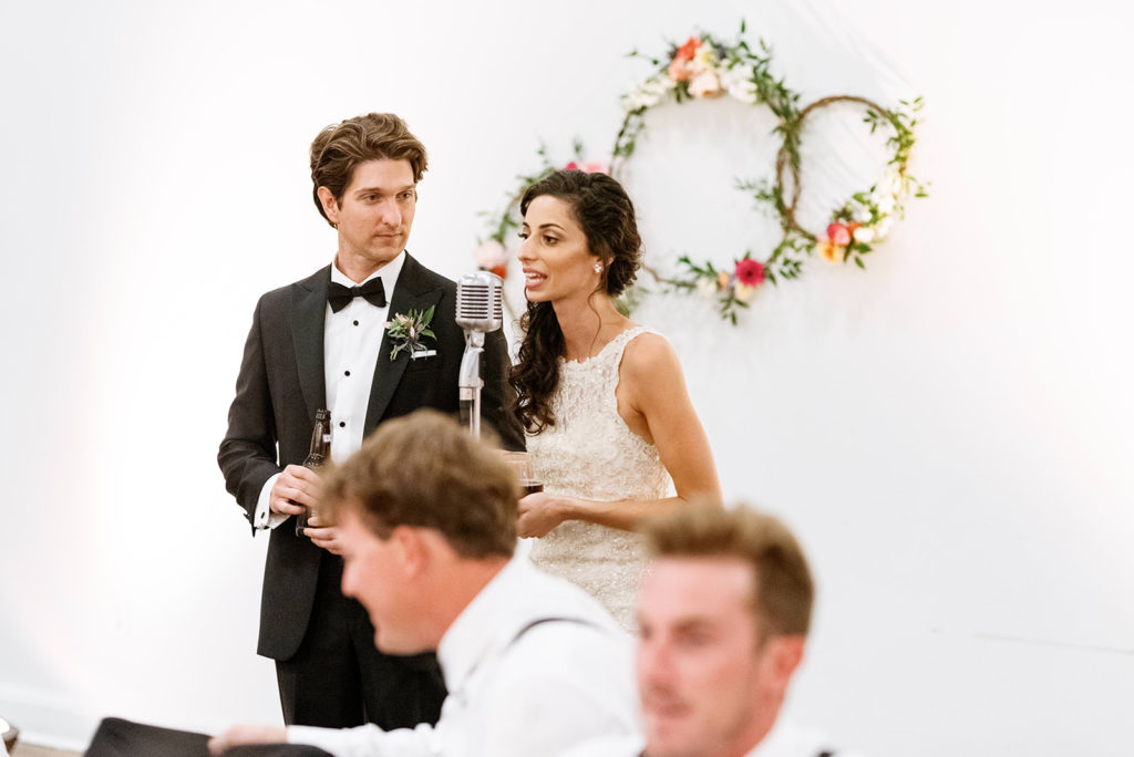 Liz + Trey Wedding at Market Hall Raleigh Uplighting All Around Raleigh DJ