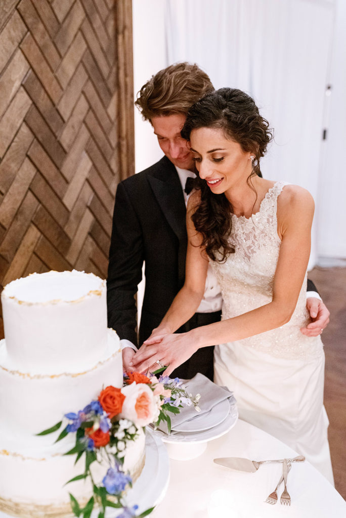 Liz + Trey Wedding at Market Hall Raleigh Uplighting All Around Raleigh DJ