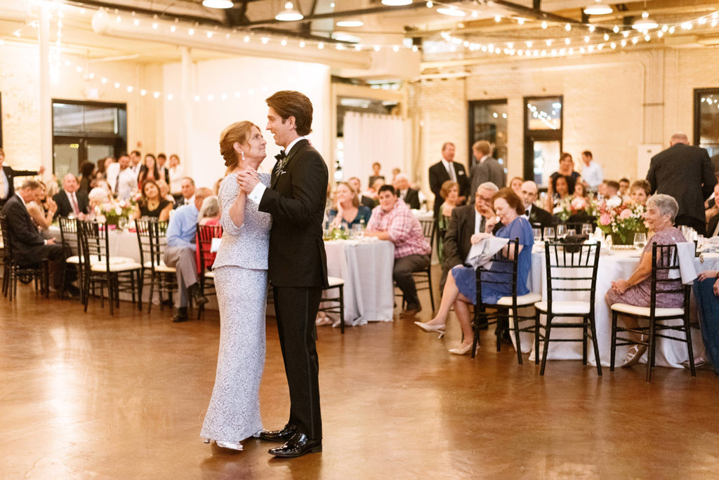 Liz + Trey Wedding at Market Hall Raleigh Uplighting All Around Raleigh DJ